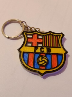 porte clés Barcelone Espagne Equateur futbol club football 3d print model - Mito3D