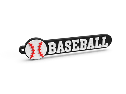 chaveiro beisebol chaveiros personalizadas personalizado joalheria chave 3d print model - Mito3D