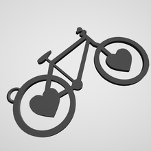 keychain bike art 3d print model - Mito3D