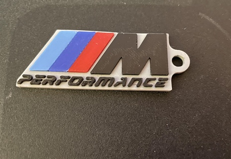 keychain bmw color Art key ring key ring bmw ///m ams color color keychain  3d print model - Mito3D