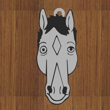 keychain bojack horseman 3d print model - Mito3D