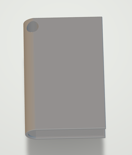 llavero libro 3d print model - Mito3D