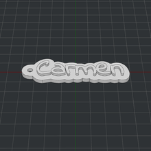 keychain carmen 3d print model - Mito3D