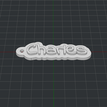 keychain charles 3d print model - Mito3D