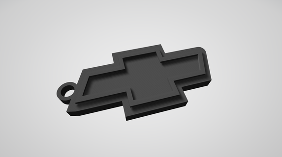 keychain chevrolet 3d print model - Mito3D
