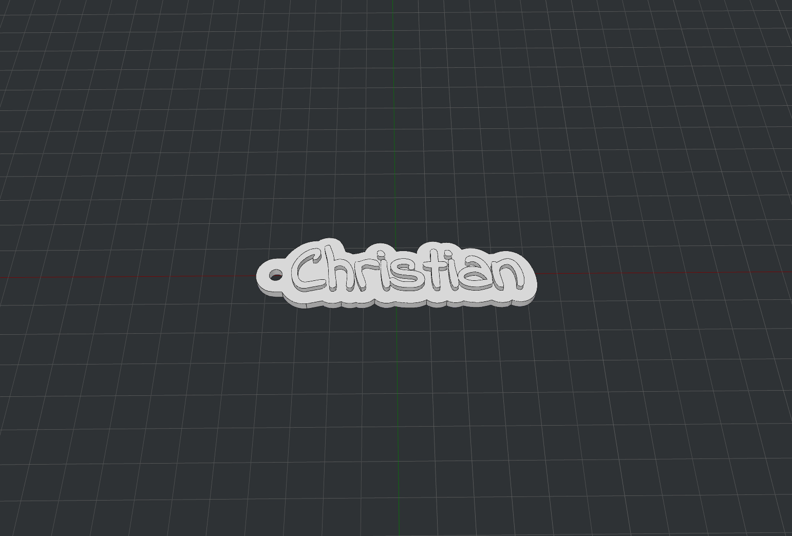 chaveiro cristão 3D print model - Mito3D