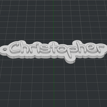 keychain christopher 3d print model - Mito3D