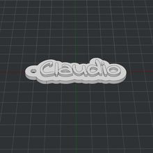 porte clés Claudio 3d print model - Mito3D