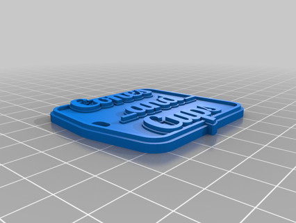 llavero conos tazas personalizado llaveros 3d print model - Mito3D