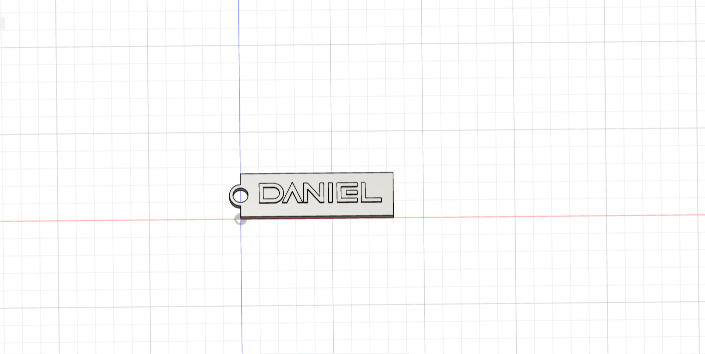 anahtarlık Daniel kalamar oyun 3D print model - Mito3D