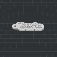 keychain dario 3d print model - Mito3D