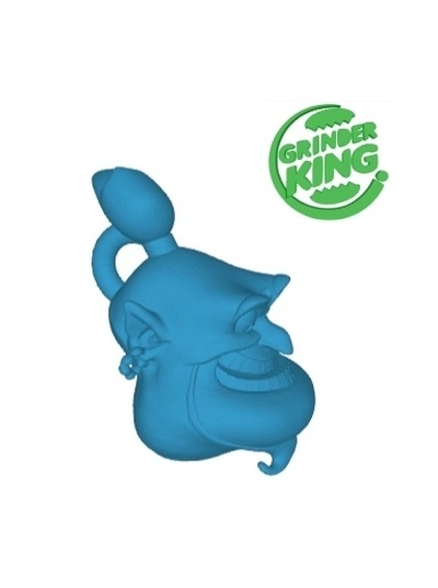 keychain disney genie easy print print-in-place grinderking fdm sla genius 3d print model - Mito3D
