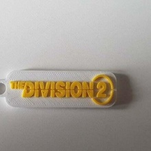 porte clés division 2 Jeu tomclancysthedivision Ubisoft vidéo jeux vidéos 3d print model - Mito3D