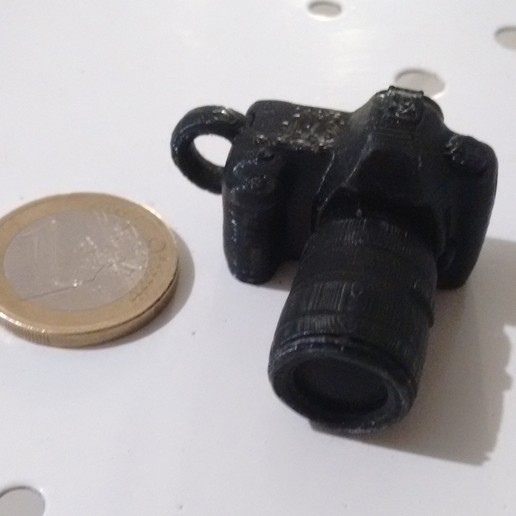 chaveiro dslr canon 5d mkii jóias câmera nikon reflexo chaveiros 3D print model - Mito3D