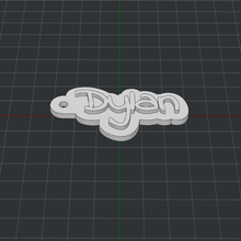 keychain dylan 3d print model - Mito3D