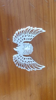 keychain eagle ornament Art decoration birds honda hornet 3d print model - Mito3D