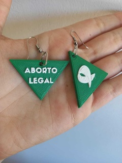 Schlüsselbund ohren aborto legal Argentinien llaveros aros 3d print model - Mito3D