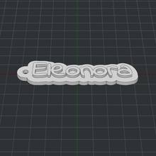 Schlüsselbund eleonora 3d print model - Mito3D