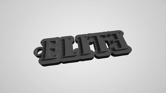 keychain elite series 3d print model - Mito3D