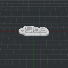 porte clés Elsa 3d print model - Mito3D