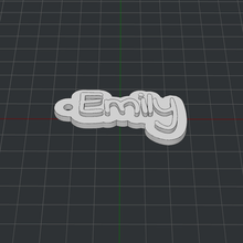 portachiavi emily 3d print model - Mito3D