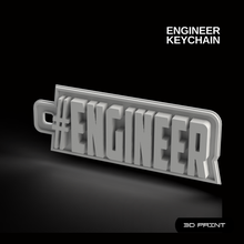 keychain engineer fashion 3d print model - Mito3D