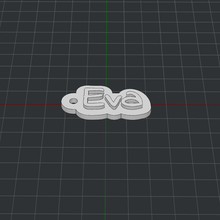 porte clés Eva 3d print model - Mito3D