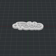 anahtarlık Fabio 3d print model - Mito3D