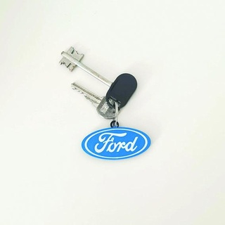 anahtarlık Ford logo marka moto bisiklet motor tasarım Sanat sembol renkli araba hediye markalar 3d print model - Mito3D