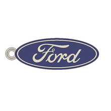 anahtarlık Ford araba motor gaz anahtar durum kılıf ev logo 3d print model - Mito3D