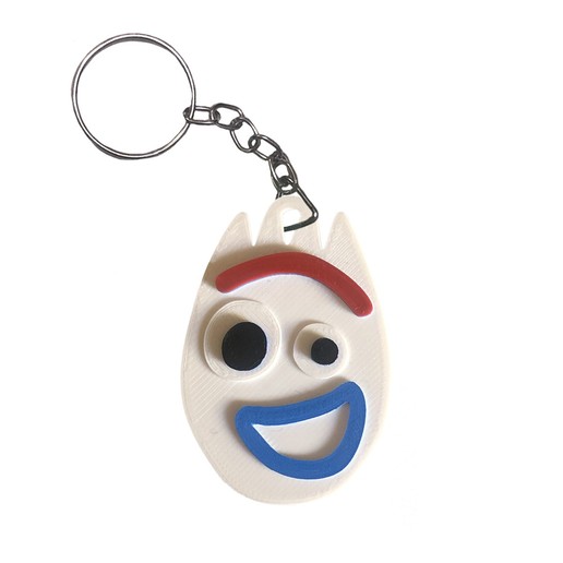 keychain forky toy story 4 various key ring 3D print model - Mito3D