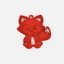 keychain fox forest game key ring logo little 3d print model - Mito3D