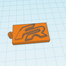 portachiavi fr moda il logo keychain 3d print model - Mito3D