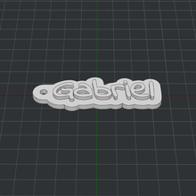 Schlüsselbund Gabriel 3d print model - Mito3D