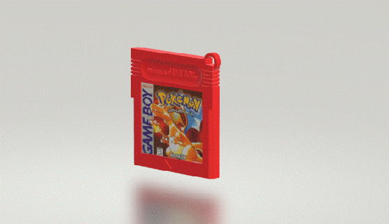 llavero juego chico cartuchos gameboy nintendo retrojuegos jugador pokemon videojuegos azar ps color retro 3d print model - Mito3D