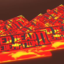 llavero de jugador red dead redemption gadget la redención muertos rojo juegos teclas puerta 3d print model - Mito3D