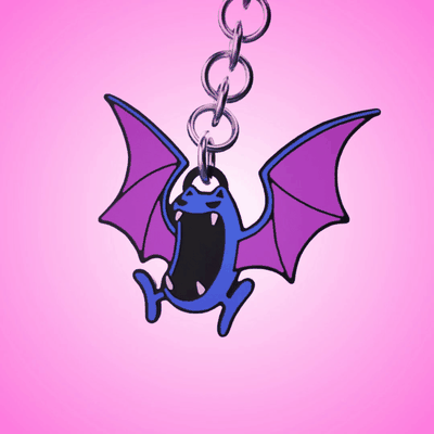 keychain golbat pokemon 042 jewelry key ring 151 keychains pack ams multicolor 3d print model - Mito3D