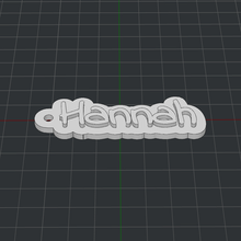 porte clés Hannah 3d print model - Mito3D