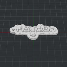 keychain hayden 3d print model - Mito3D
