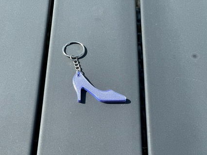 keychain high heels porte-cl talon haut heel loop ear key key chain shoe chic glamour  3d print model - Mito3D