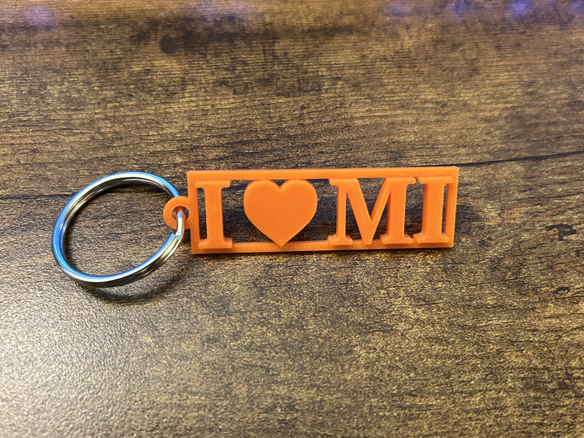 keychain i mi jewelry 3dprintedstuff ilovemi 3D print model - Mito3D