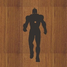 keychain iron man marvel avengers 3d print model - Mito3D