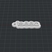 porte clés Isaac 3d print model - Mito3D