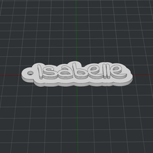 keychain isabelle 3d print model - Mito3D