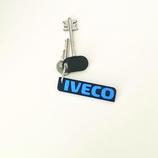 porte clés iveco logo marque moto bicyclette moteur conception art symbole multicolore voiture cadeau marques 3d print model - Mito3D