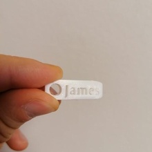 Schlüsselbund James Mode Reise 3d print model - Mito3D