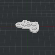 Schlüsselbund Jay 3d print model - Mito3D