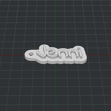 porte clés Jenni 3d print model - Mito3D