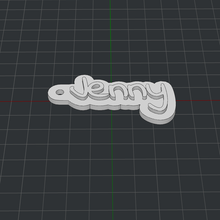 keychain jenny  jenny keychain  3d print model - Mito3D