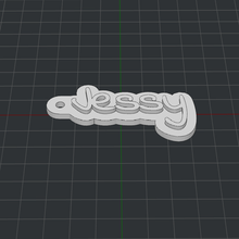 keychain jessy 3d print model - Mito3D